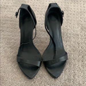 Black Zara heels